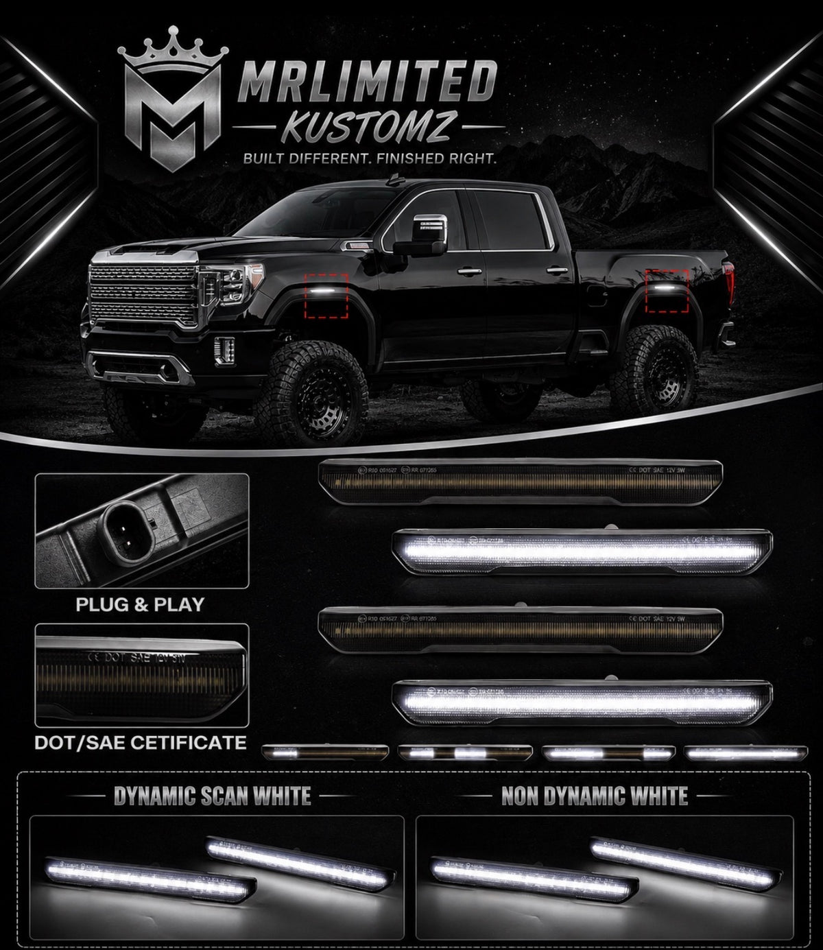 GMC Side Marker Lights