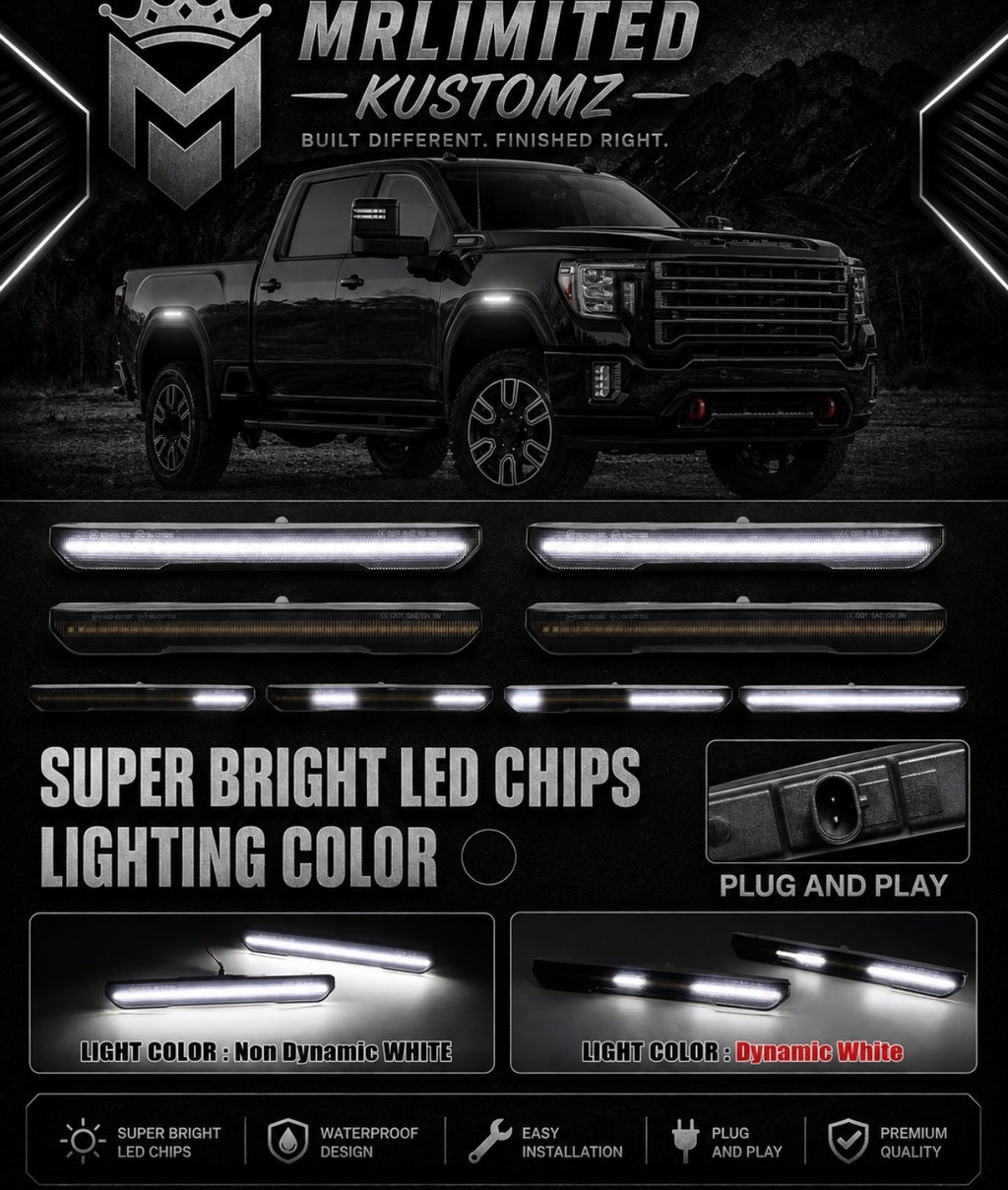 GMC Side Marker Lights