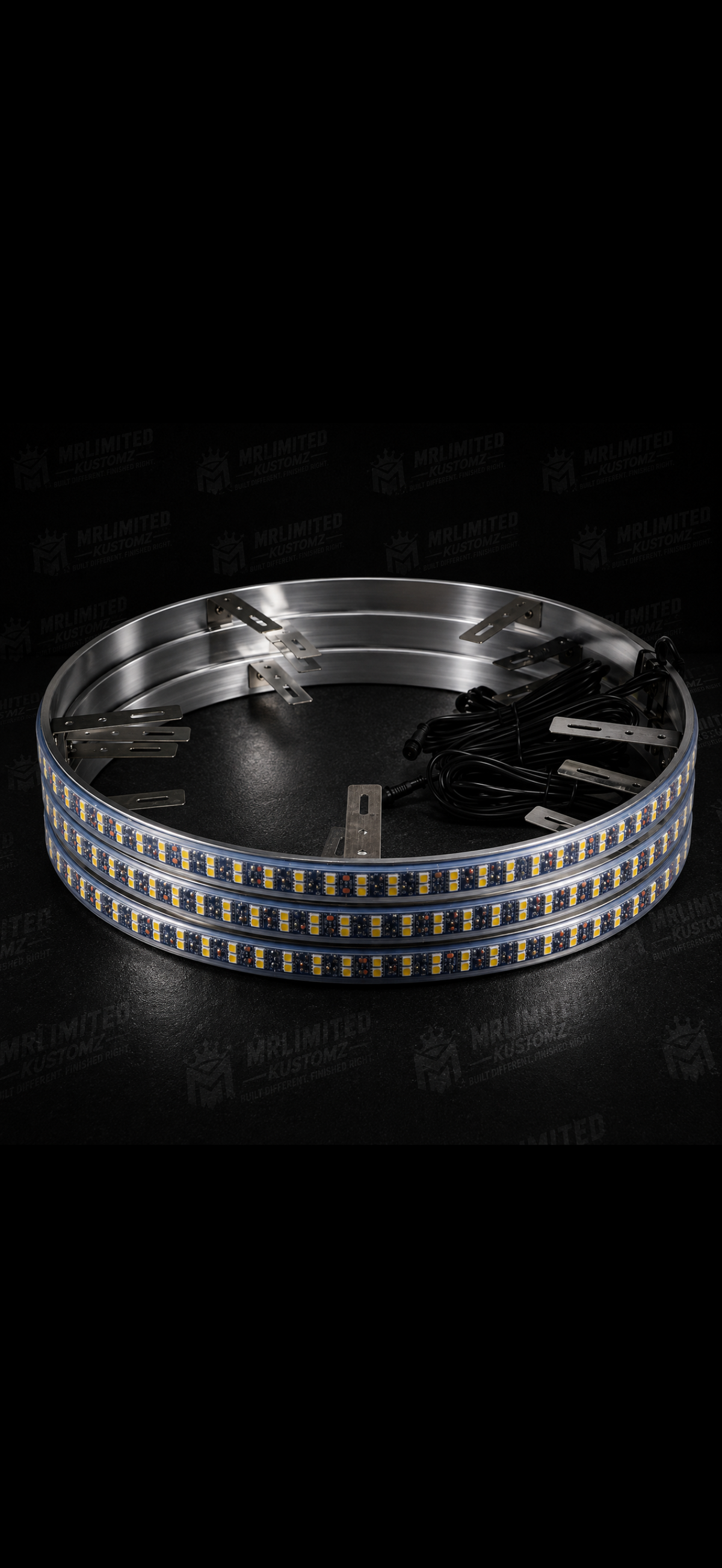 Double Row Wheel Lights 17.5 Inch